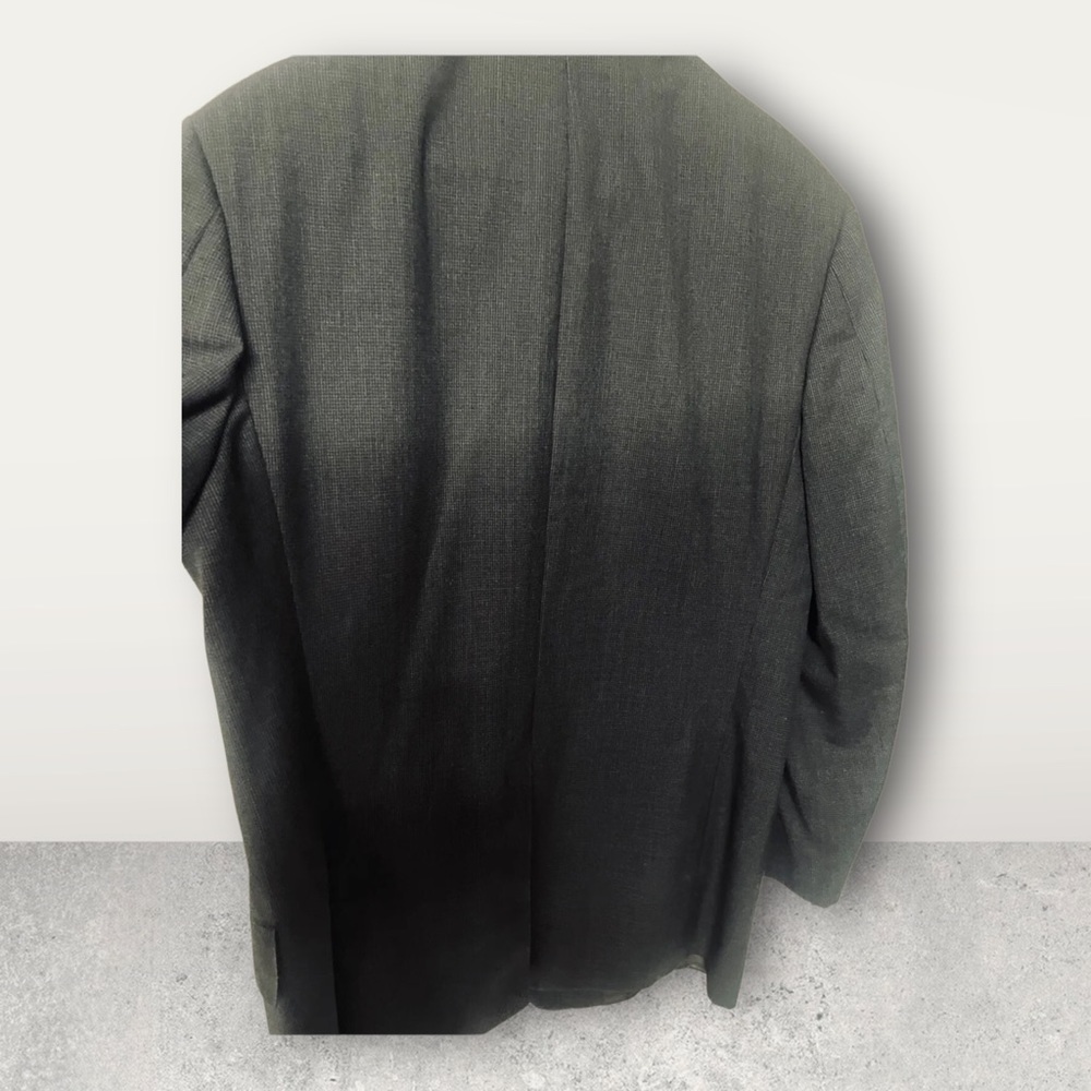 Brooks Brother 1818 Madison Mens 41 L Gray 100% Wool Blazer vintage - Picture 6 of 6